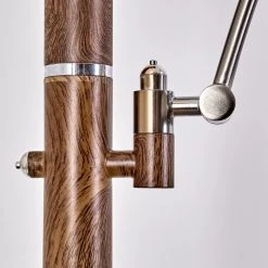 Hofstein Lasona Deckenfluter LED Silber, Braun, 2-flammig -LED Leuchten Verkäufe 2022 lasona deckenfluter h3304006 do1 12