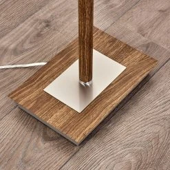 Hofstein Lasona Deckenfluter LED Silber, Braun, 2-flammig -LED Leuchten Verkäufe 2022 lasona deckenfluter h3304006 do1 24