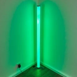 Hofstein Laugar Stehlampe LED Silber, 1-flammig, Fernbedienung, Farbwechsler -LED Leuchten Verkäufe 2022 laugar stehlampe h3170113 14