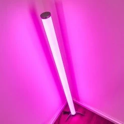 Hofstein Laugar Stehlampe LED Silber, 1-flammig, Fernbedienung, Farbwechsler -LED Leuchten Verkäufe 2022 laugar stehlampe h3170113 7