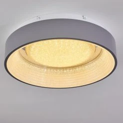 Hofstein Lausanne Deckenleuchte LED Wei&szlig;, 1-flammig, Fernbedienung -LED Leuchten Verkäufe 2022 lausanne deckenleuchte h3371725 12