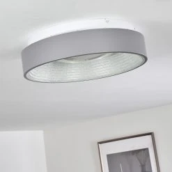 Hofstein Lausanne Deckenleuchte LED Wei&szlig;, 1-flammig, Fernbedienung -LED Leuchten Verkäufe 2022 lausanne deckenleuchte h3371725 13