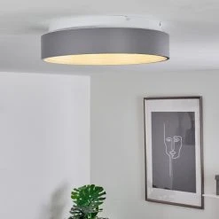 Hofstein Lausanne Deckenleuchte LED Wei&szlig;, 1-flammig, Fernbedienung -LED Leuchten Verkäufe 2022 lausanne deckenleuchte h3371725 6