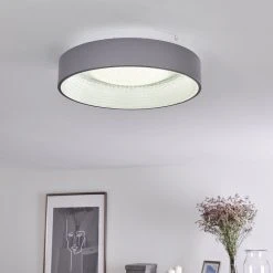 Hofstein Lausanne Deckenleuchte LED Wei&szlig;, 1-flammig, Fernbedienung -LED Leuchten Verkäufe 2022 lausanne deckenleuchte h3371725 7