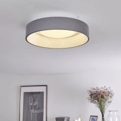 Hofstein Lausanne Deckenleuchte LED Wei&szlig;, 1-flammig, Fernbedienung -LED Leuchten Verkäufe 2022 lausanne deckenleuchte h3371725 8