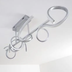 Hofstein Lavaca Deckenleuchte LED Silber, 1-flammig -LED Leuchten Verkäufe 2022 lavaca deckenleuchte h3306932 7