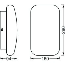 LEDVANCE Bathroom Decorative Deckenleuchte Wei&szlig;, 1-flammig -LED Leuchten Verkäufe 2022 ledvance bathroom decorative deckenleuchte 4058075574359 3