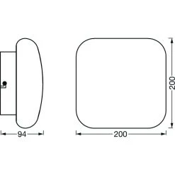 LEDVANCE Bathroom Decorative Deckenleuchte Wei&szlig;, 1-flammig -LED Leuchten Verkäufe 2022 ledvance bathroom decorative deckenleuchte 4058075574373 3