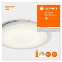 LEDVANCE ORBIS Deckenleuchte Silber, 1-flammig, Fernbedienung, Farbwechsler -LED Leuchten Verkäufe 2022 ledvance orbis deckenleuchte 4058075260313 11