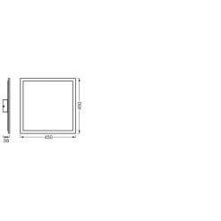 LEDVANCE PLANON Deckenpanel Schwarz, 1-flammig, Farbwechsler -LED Leuchten Verkäufe 2022 ledvance planon deckenpanel 4058075650251 3