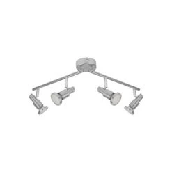 LEDVANCE SPOT Spotleuchte Silber, 4-flammig