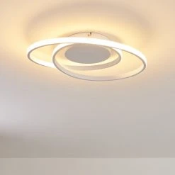 Hofstein Leksund Deckenleuchte LED Wei&szlig;, 1-flammig -LED Leuchten Verkäufe 2022 leksund deckenleuchte h3311493 11