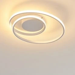 Hofstein Leksund Deckenleuchte LED Wei&szlig;, 1-flammig -LED Leuchten Verkäufe 2022 leksund deckenleuchte h3311493 9