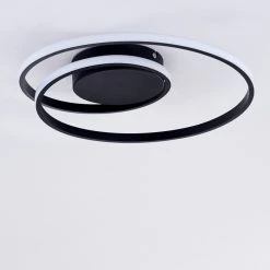 Hofstein Leksund Deckenleuchte LED Schwarz, 1-flammig -LED Leuchten Verkäufe 2022 leksund deckenleuchte h3311516 12