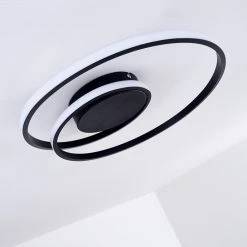 Hofstein Leksund Deckenleuchte LED Schwarz, 1-flammig -LED Leuchten Verkäufe 2022 leksund deckenleuchte h3311516 5