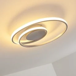 Hofstein Leksund Deckenleuchte LED Silber, 1-flammig -LED Leuchten Verkäufe 2022 leksund deckenleuchte h3311530 2