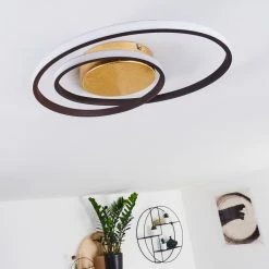 Hofstein Leksund Deckenleuchte LED Gold, 2-flammig -LED Leuchten Verkäufe 2022 leksund deckenleuchte h3374351 11