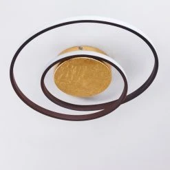 Hofstein Leksund Deckenleuchte LED Gold, 2-flammig -LED Leuchten Verkäufe 2022 leksund deckenleuchte h3374351 3