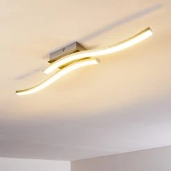 Hofstein Letala Deckenleuchte LED Nickel-Matt, Chrom, 2-flammig 33 Hofstein Letala Deckenleuchte LED Nickel-Matt, Chrom, 2-flammig -LED Leuchten Verkäufe 2022 letala deckenleuchte h3271902 do2 13