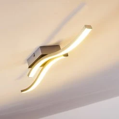 Hofstein Letala Deckenleuchte LED Nickel-Matt, Chrom, 2-flammig 37 Hofstein Letala Deckenleuchte LED Nickel-Matt, Chrom, 2-flammig -LED Leuchten Verkäufe 2022 letala deckenleuchte h3271902 do2 17