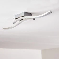 Hofstein Letala Deckenleuchte LED Nickel-Matt, Chrom, 2-flammig 39 Hofstein Letala Deckenleuchte LED Nickel-Matt, Chrom, 2-flammig -LED Leuchten Verkäufe 2022 letala deckenleuchte h3271902 do2 19