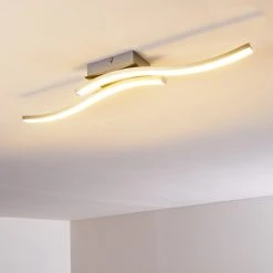 Hofstein Letala Deckenleuchte LED Nickel-Matt, Chrom, 2-flammig 23 Hofstein Letala Deckenleuchte LED Nickel-Matt, Chrom, 2-flammig -LED Leuchten Verkäufe 2022 letala deckenleuchte h3271902 do2 3