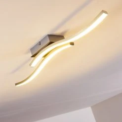 Hofstein Letala Deckenleuchte LED Nickel-Matt, Chrom, 2-flammig 28 Hofstein Letala Deckenleuchte LED Nickel-Matt, Chrom, 2-flammig -LED Leuchten Verkäufe 2022 letala deckenleuchte h3271902 do2 8