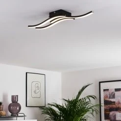 Hofstein Letala Deckenleuchte LED Schwarz, 3-flammig -LED Leuchten Verkäufe 2022 letala deckenleuchte h3374450 13