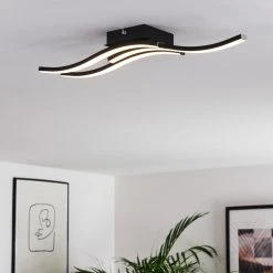 Hofstein Letala Deckenleuchte LED Schwarz, 3-flammig -LED Leuchten Verkäufe 2022 letala deckenleuchte h3374450 2