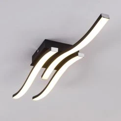 Hofstein Letala Deckenleuchte LED Schwarz, 3-flammig -LED Leuchten Verkäufe 2022 letala deckenleuchte h3374450 3