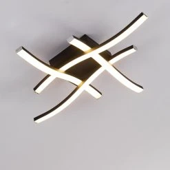 Hofstein Letala Deckenleuchte LED Schwarz, 4-flammig 22 Hofstein Letala Deckenleuchte LED Schwarz, 4-flammig -LED Leuchten Verkäufe 2022 letala deckenleuchte h3374481 3