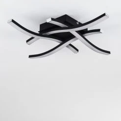 Hofstein Letala Deckenleuchte LED Schwarz, 4-flammig 23 Hofstein Letala Deckenleuchte LED Schwarz, 4-flammig -LED Leuchten Verkäufe 2022 letala deckenleuchte h3374481 4