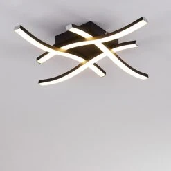 Hofstein Letala Deckenleuchte LED Schwarz, 4-flammig 25 Hofstein Letala Deckenleuchte LED Schwarz, 4-flammig -LED Leuchten Verkäufe 2022 letala deckenleuchte h3374481 6