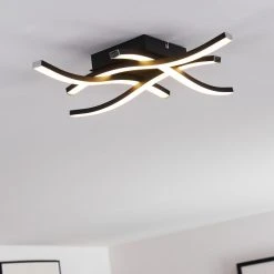 Hofstein Letala Deckenleuchte LED Schwarz, 4-flammig 26 Hofstein Letala Deckenleuchte LED Schwarz, 4-flammig -LED Leuchten Verkäufe 2022 letala deckenleuchte h3374481 7