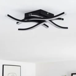 Hofstein Letala Deckenleuchte LED Schwarz, 4-flammig 28 Hofstein Letala Deckenleuchte LED Schwarz, 4-flammig -LED Leuchten Verkäufe 2022 letala deckenleuchte h3374481 9