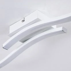 Hofstein Letala Deckenleuchte LED Wei&szlig;, 2-flammig -LED Leuchten Verkäufe 2022 letala deckenleuchte h3393376 5