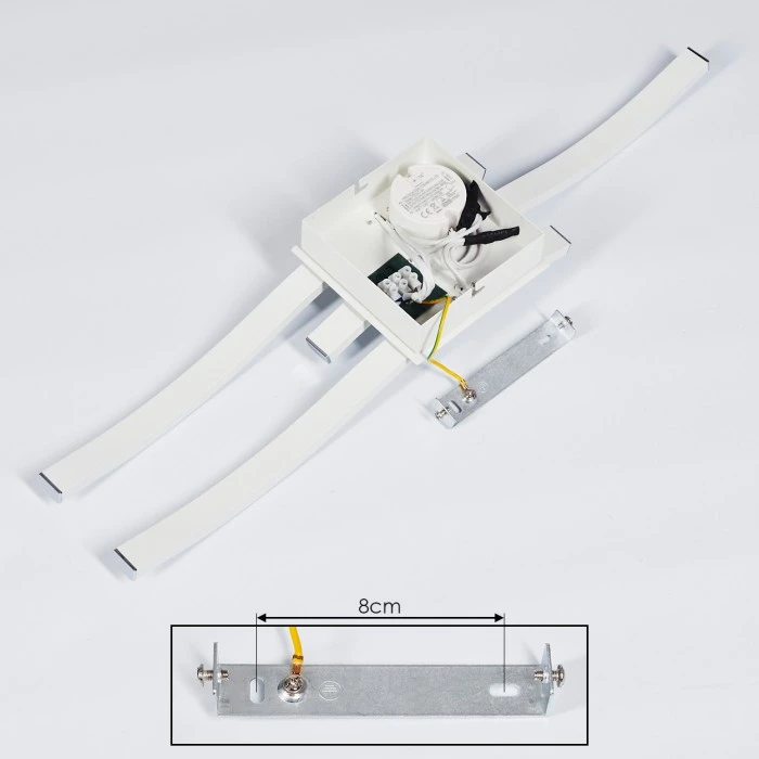 Hofstein Letala Deckenleuchte LED Weiß, 3-flammig 5 Hofstein Letala Deckenleuchte LED Weiß, 3-flammig – Bild 5