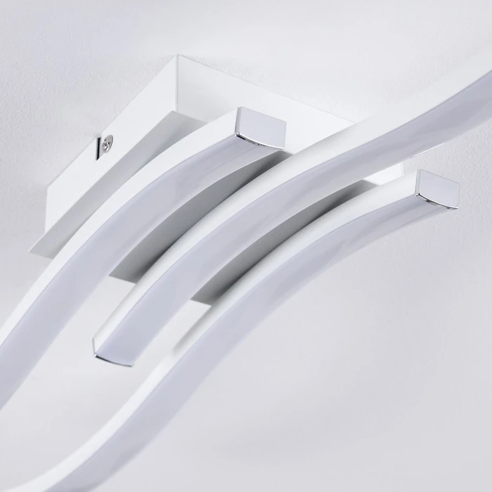 Hofstein Letala Deckenleuchte LED Weiß, 3-flammig 6 Hofstein Letala Deckenleuchte LED Weiß, 3-flammig – Bild 6