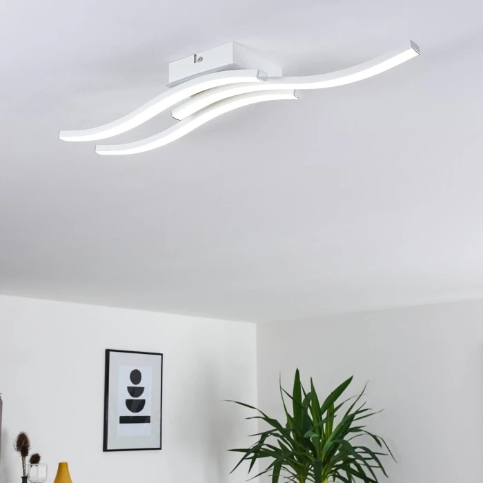 Hofstein Letala Deckenleuchte LED Weiß, 3-flammig 7 Hofstein Letala Deckenleuchte LED Weiß, 3-flammig – Bild 7