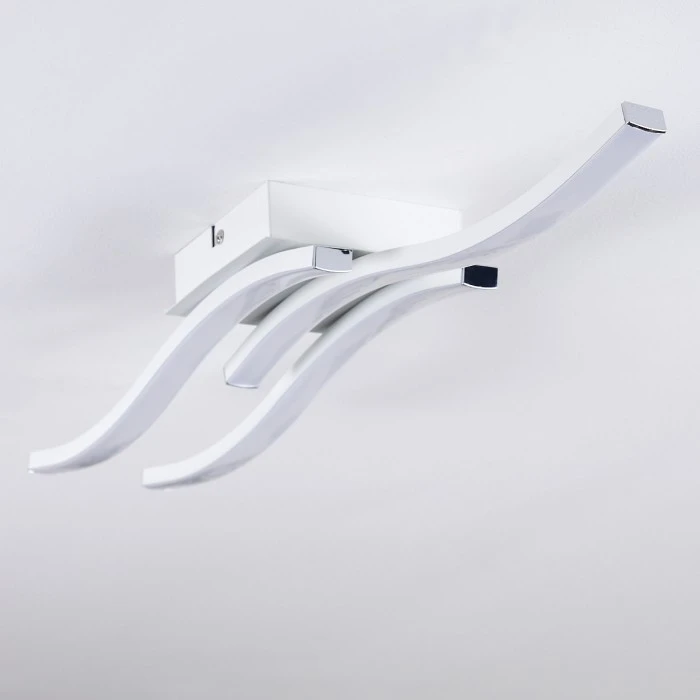 Hofstein Letala Deckenleuchte LED Weiß, 3-flammig 8 Hofstein Letala Deckenleuchte LED Weiß, 3-flammig – Bild 8