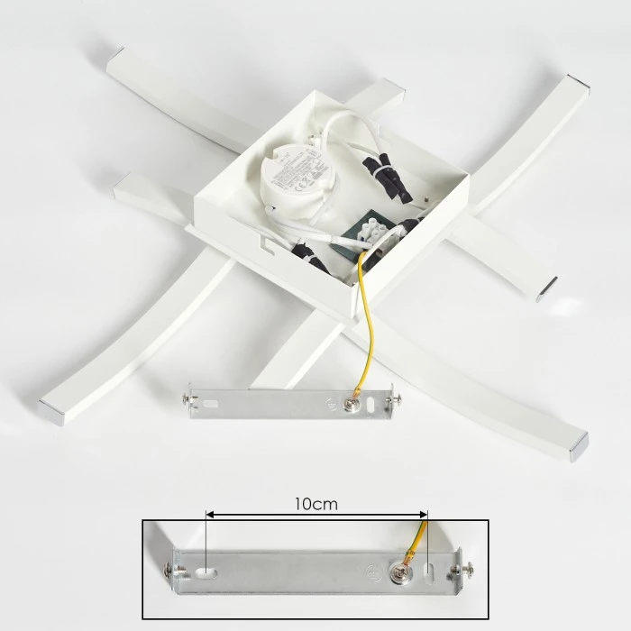 Hofstein Letala Deckenleuchte LED Schwarz, 4-flammig 5 Hofstein Letala Deckenleuchte LED Schwarz, 4-flammig – Bild 5