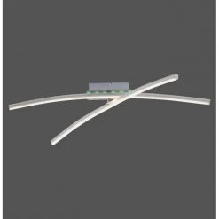 Leuchten Direkt ALINA Deckenleuchte LED Stahl gebürstet, 2-flammig, Fernbedienung, Farbwechsler -LED Leuchten Verkäufe 2022 leuchten direkt alina deckenleuchte 11255 55 13