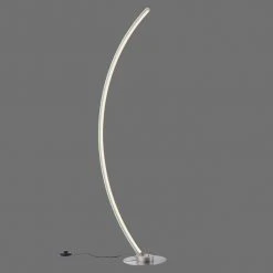 Leuchten Direkt ALINA Stehleuchte LED Stahl gebürstet, 1-flammig, Fernbedienung, Farbwechsler -LED Leuchten Verkäufe 2022 leuchten direkt alina stehleuchte 11254 55 14