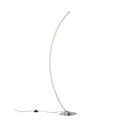 Leuchten Direkt ALINA Stehleuchte LED Stahl gebürstet, 1-flammig, Fernbedienung, Farbwechsler -LED Leuchten Verkäufe 2022 leuchten direkt alina stehleuchte 11254 55 2