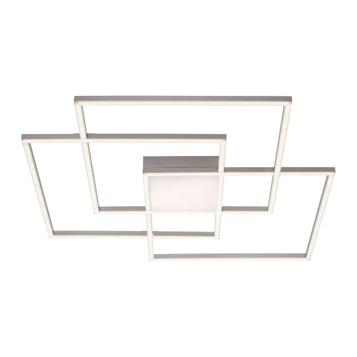 Leuchten Direkt ASMIN Deckenleuchte LED Stahl gebürstet, 3-flammig, Fernbedienung 8 Leuchten Direkt ASMIN Deckenleuchte LED Stahl gebürstet, 3-flammig, Fernbedienung – Bild 8