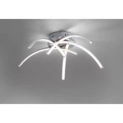 Leuchten Direkt Deckenleuchte VALERIE LED Edelstahl, 5-flammig