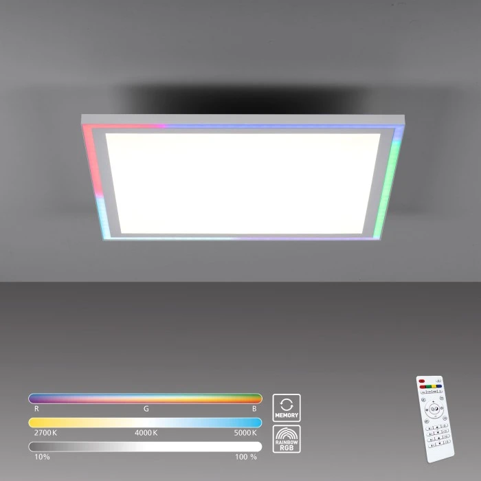 Leuchten Direkt EDGING Deckenleuchte LED Weiß, 1-flammig, Fernbedienung 9 Leuchten Direkt EDGING Deckenleuchte LED Weiß, 1-flammig, Fernbedienung – Bild 9