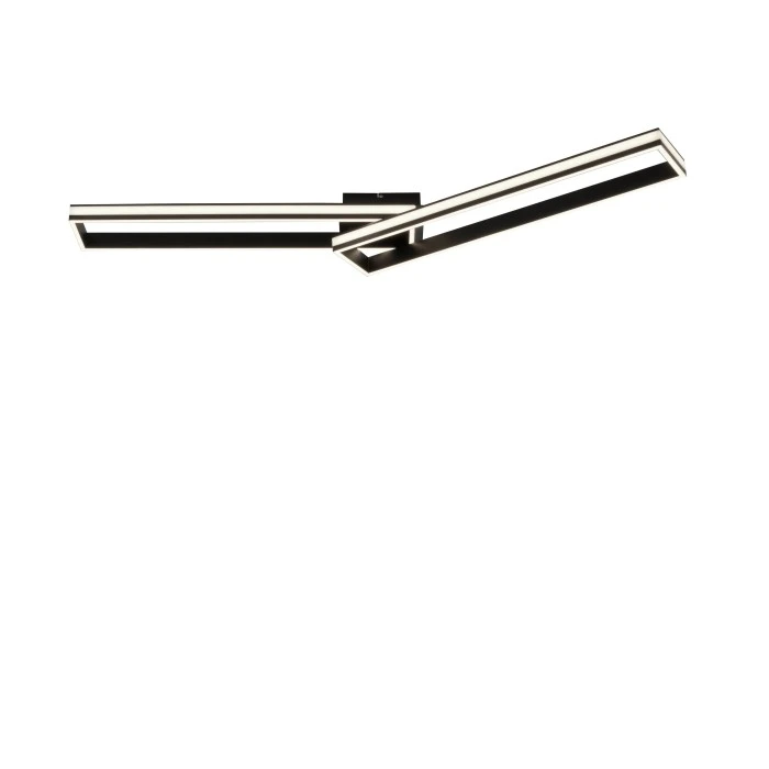 Leuchten Direkt ELIS Deckenleuchte LED Schwarz, 2-flammig, Fernbedienung 5 Leuchten Direkt ELIS Deckenleuchte LED Schwarz, 2-flammig, Fernbedienung – Bild 5