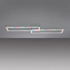 Leuchten Direkt FELIX60 Deckenleuchte LED Stahl gebürstet, 1-flammig, Fernbedienung, Farbwechsler -LED Leuchten Verkäufe 2022 leuchten direkt felix60 deckenleuchte 14635 55 10