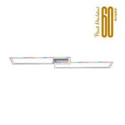 Leuchten Direkt FELIX60 Deckenleuchte LED Stahl gebürstet, 1-flammig, Fernbedienung, Farbwechsler -LED Leuchten Verkäufe 2022 leuchten direkt felix60 deckenleuchte 14635 55 14